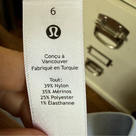 lululemon athletica Light Blue Cowl Neck Sweater - Picture 11 of 12